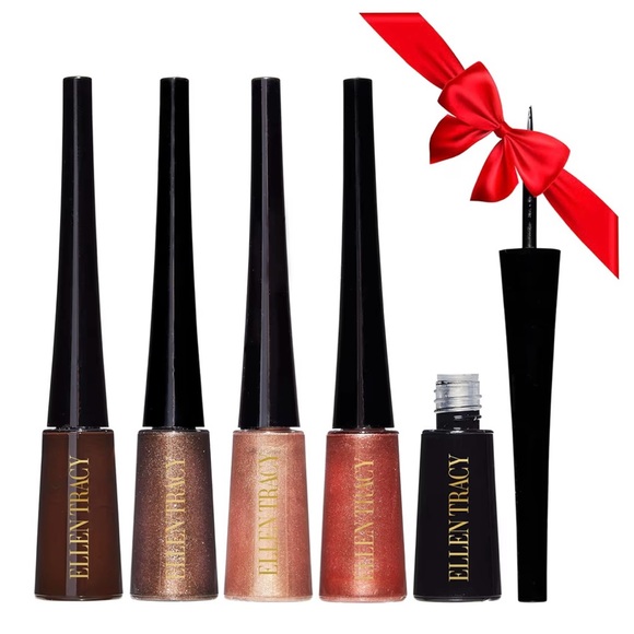 New 5 Ellen Tracy Liquid Eyeliner Pro Ultra Bold Color 0.18 FL OZ each Vegan - Picture 7 of 16